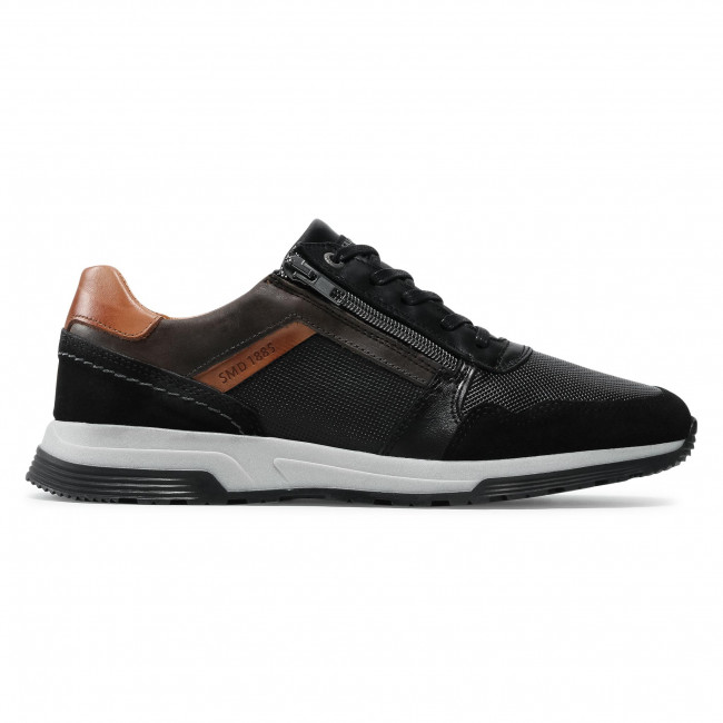 Sneakersy SALAMANDER – Dayman 31-54906-01 Black/Grey/Cognac – czarne