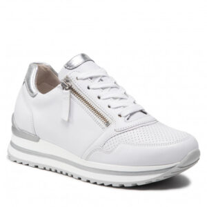 Sneakersy GABOR - 86.528.50 Weiss/Silber(Perf)