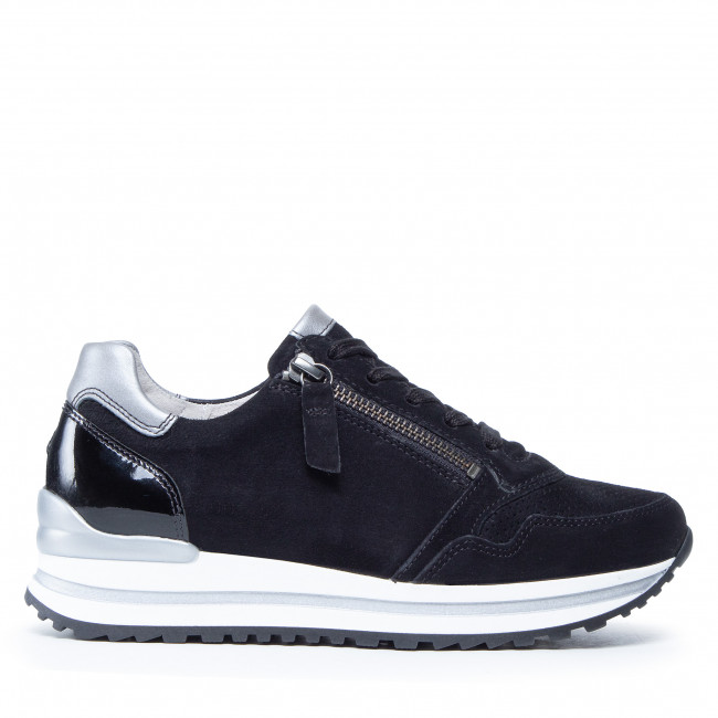 Sneakersy GABOR – 86.528.87 Schwarz/Grey – czarne