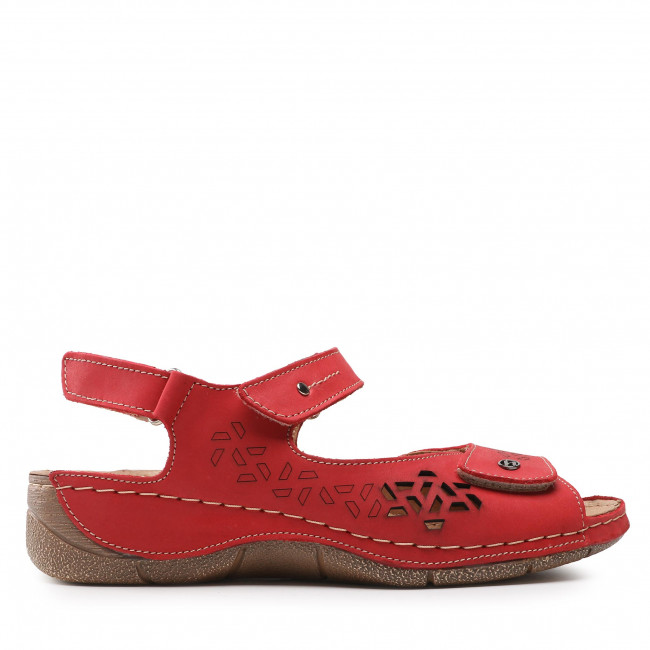 Sandały HELIOS – 266 Czerwony 1 – czerwone