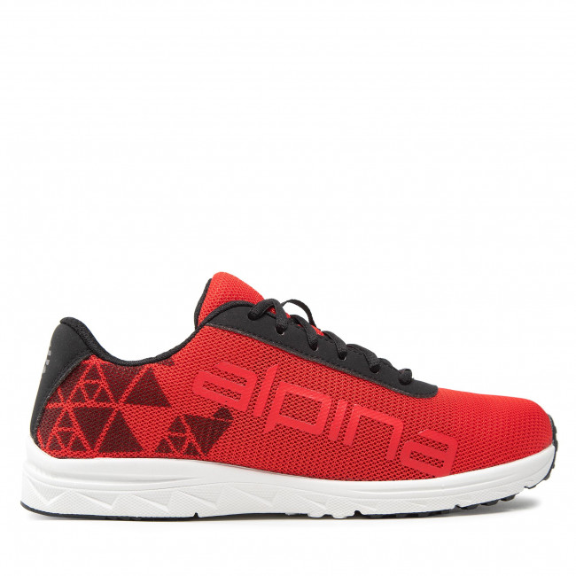 Sneakersy ALPINA – Galen 626B-4K Black/Red – czerwone