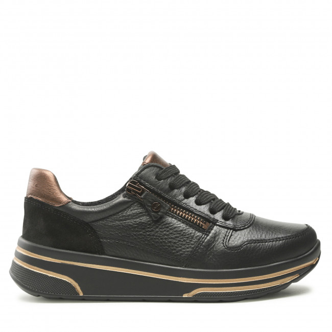 Sneakersy ARA – 12-32440-01 Schwarz/Marrone – czarne