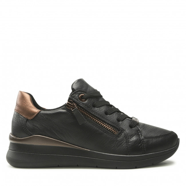 Sneakersy ARA – 12-37717-01 Schwarz/Marrone – czarne