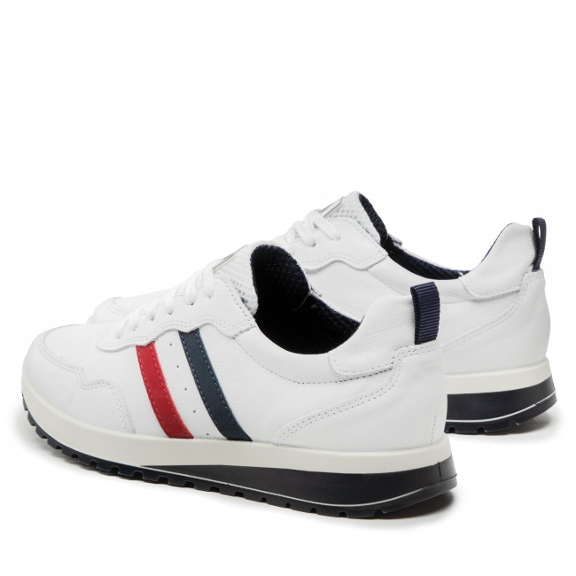 Sneakersy ARA – 11-34554-40 Offwhite/Red/Blue – białe
