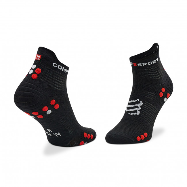 Skarpety Wysokie Unisex COMFORTABEL – Pro Racing Socks V4.0 Run Low XU00047B_906 Black/Red – czarne